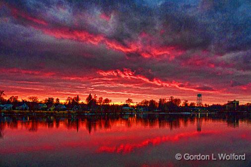 Rideau Canal Sunset_22159.jpg - Photographed along the Rideau Canal Waterway at Smiths Falls, Ontario, Canada.